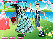 Флеш игра онлайн Emo Bride Dress Up